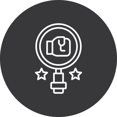 seo modern simgesinin vektör illüstrasyonu