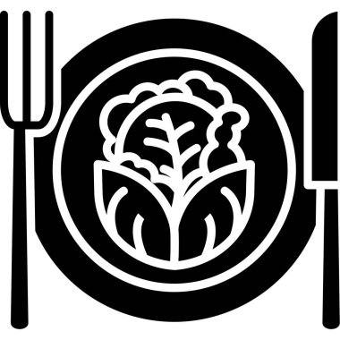 Çizgi film besin simgesinin vektör çizimi