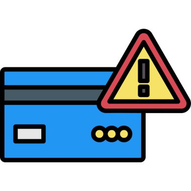 hata vektör renk çizgisi simgesi