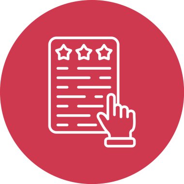 Belge. Web simgesi basit illüstrasyon