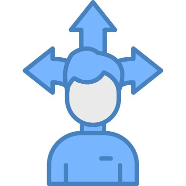 iş adamı simgesi vektör illüstrasyonu