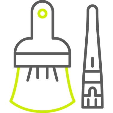 Yeşil ve beyaz arkaplanın vektör çizimi