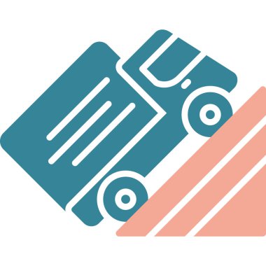 - Araba. Web simgesi basit illüstrasyon