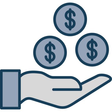 Dolar Para Vektörü Simgesi