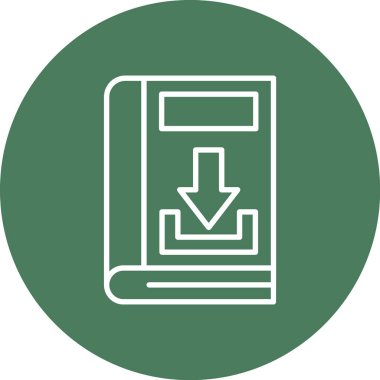 Simge indir, vektör illüstrasyonu