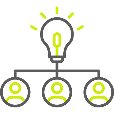 hiyerarşi düz vektör simgesi