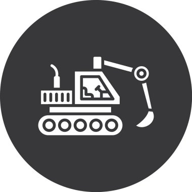 Robot el simgesinin vektör çizimi