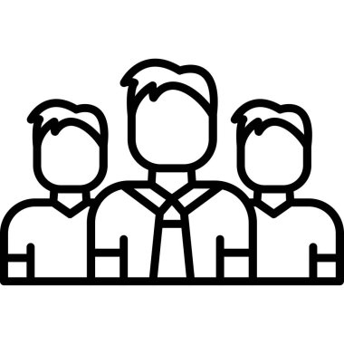 İnsanlar grup vektör simgesi