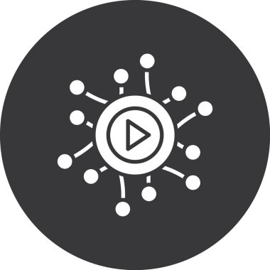 Paylaşım simgesinin vektör illüstrasyonu