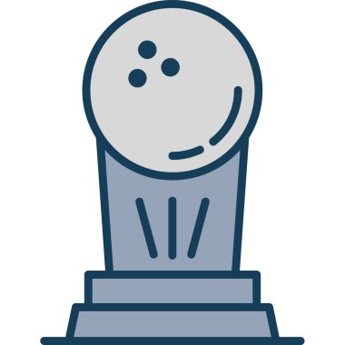 Kupa. Web simgesi vektör illüstrasyonu