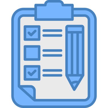 kontrol listesi simgesi modern vektör illüstrasyonu