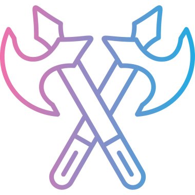 Balta. Web simgesi basit illüstrasyon