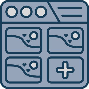 oyun simgesi, vektör illüstrasyonu