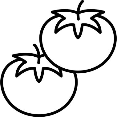 meyve kiraz ikonu ana hatlarıyla