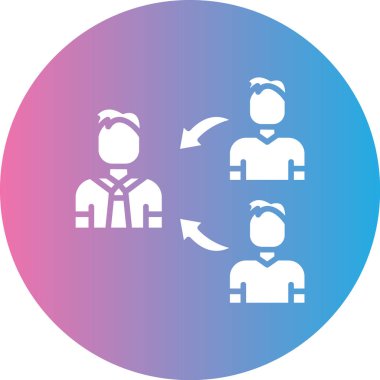 İnsan simgesinin vektör illüstrasyonu