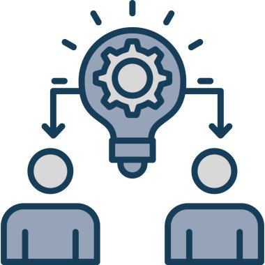 trend biçimi izole edilmiş arkaplanda yaratıcı fikir simgesi