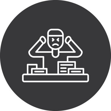 Modern eğitim ikonunun vektör illüstrasyonu