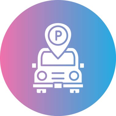 park vektörü simgesi modern basit illüstrasyon