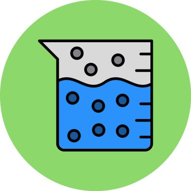 Su damlası ikonu. vektör illüstrasyonu