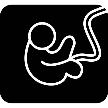 İnsan simgesinin vektör illüstrasyonu