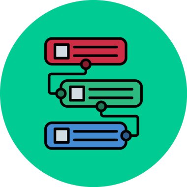 İnternet web simgesi, basit vektör illüstrasyonu