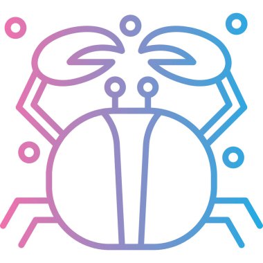 böcek simge vektör çizim