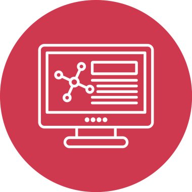 seo modern simgesinin vektör illüstrasyonu