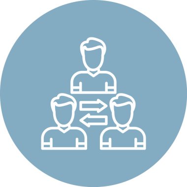 İnsan simgesinin vektör illüstrasyonu