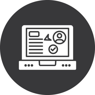 seo modern simgesinin vektör illüstrasyonu