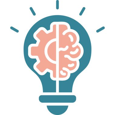 yaratıcı fikir, vektör simgesi