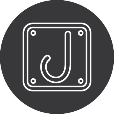 At nalı ikonu vektör illüstrasyonu