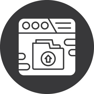 belge dosya simgesi, vektör illüstrasyonu