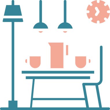 Kahve fincanı ikonu. vektör illüstrasyonu