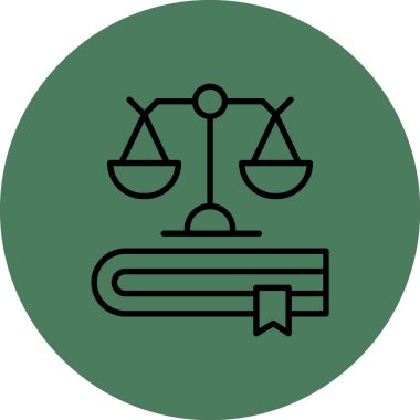 vektör adalet simgesi illüstrasyonu