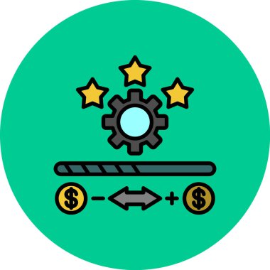 iş simgesi vektör illüstrasyonu