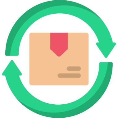 Web simgesini geri dönüştür basit tasarım