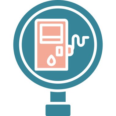 Modern simgenin vektör illüstrasyonu