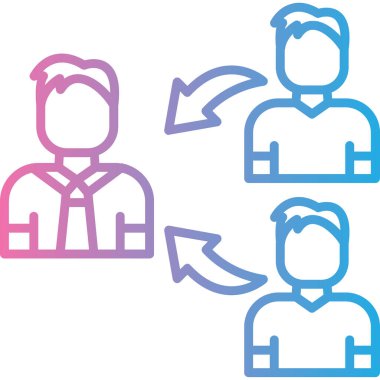 kullanıcı. Web simgesi basit illüstrasyon