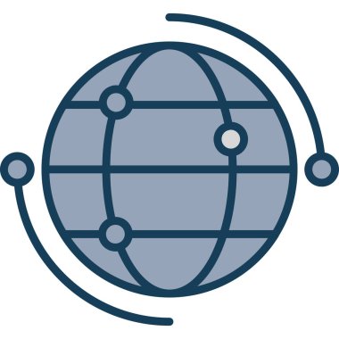 genel ağ vektör illüstrasyonu