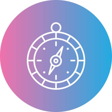 pusula simgesi, vektör illüstrasyonu