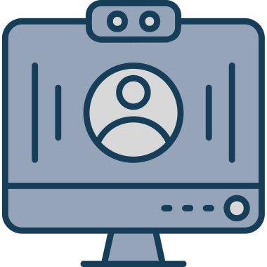 kamera simgesi modern vektör illüstrasyonu