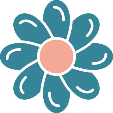 Çiçeğin vektör illüstrasyonu