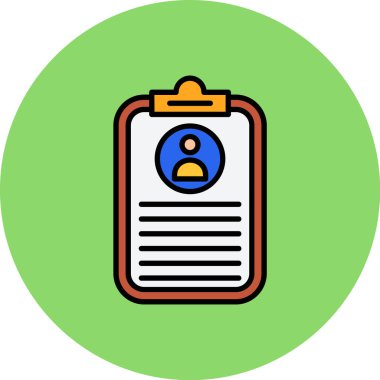 Kontrol listesi vektör illüstrasyonlu pano