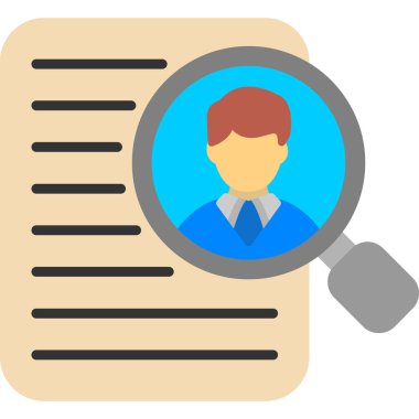 Arama simgesi vektör illüstrasyonu