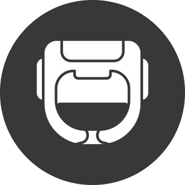 Modern b 'nin vektör illüstrasyonu eksik simgesi