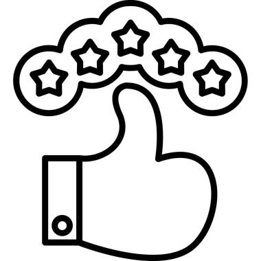 Bulut Hesaplama. Web simgesi basit illüstrasyon