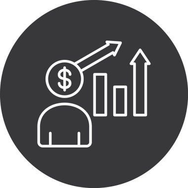 seo modern simgesinin vektör illüstrasyonu