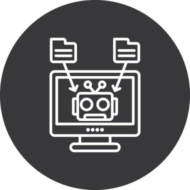 Video kamera simgesi, basit biçim