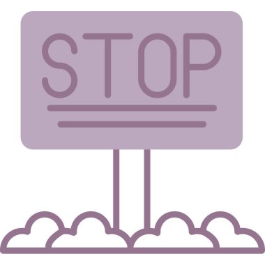 dur işareti çizimi