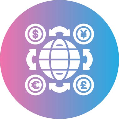 İş ve finans ikonu kavramının vektör illüstrasyonu